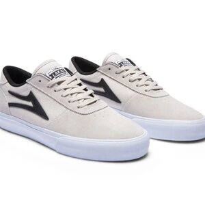 Lakai White and Black Sneakers